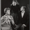 Martha Scott, Andrew Prine and unidentified in rehearsal for the stage production A Distant Bell