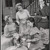 Evans Evans, Martha Scott, Phyllis Love and unidentified in the stage production A Distant Bell
