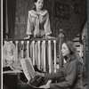 Phyllis Love and unidentified in the stage production A Distant Bell