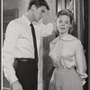 Andrew Prine and Patricia Roe in the stage production A Distant Bell
