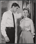 Andrew Prine and Patricia Roe in the stage production A Distant Bell
