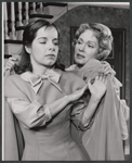 Phyllis Love and Martha Scott in the stage production A Distant Bell