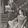 Phyllis Love and unidentified in the stage production A Distant Bell