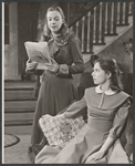 Phyllis Love and unidentified in the stage production A Distant Bell