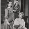 Phyllis Love, Martha Scott and unidentified in the stage production A Distant Bell