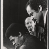 Roger Robinson, David Opatoshu and Jose Perez in the stage production Does a Tiger Wear a Necktie?