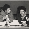 Lauren Jones [right] and unidentified [left] in the stage production Does a Tiger Wear a Necktie?