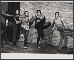 Rhetta Hughes [center] and unidentified others in the stage production Don't Bother Me I Can't Cope