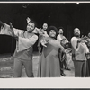 Alberta Bradford, Alex Bradford [front] and unidentified others in the stage production Don't Bother Me I Can't Cope