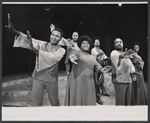 Alberta Bradford, Alex Bradford [front] and unidentified others in the stage production Don't Bother Me I Can't Cope