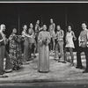 Bobby Hill, Alberta Bradford [left], Rhetta Hughes [center] and unidentified others in the stage production Don't Bother Me I Can't Cope