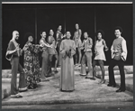 Bobby Hill, Alberta Bradford [left], Rhetta Hughes [center] and unidentified others in the stage production Don't Bother Me I Can't Cope