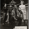 Richard Niles, Mark Kologi, Robert Hegez (Robert Hegyes), Dorian Harewood, and Arlene Francis in the stage production Don't Call Back