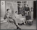Laurence Hugo, Neva Patterson, William Redfield, and Julia Meade in the stage production Double in Hearts