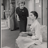 Laurence Hugo, Julia Meade, and Neva Patterson in the stage production Double in Hearts