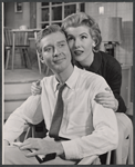 William Redfield and Julia Meade in the stage production Double in Hearts