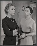 Julia Meade and Neva Patterson in the stage production Double in Hearts
