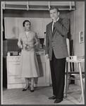 Neva Patterson and William Redfield in the stage production Double in Hearts