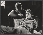 Burl Ives and Keir Dullea in the stage production Dr. Cook's Garden