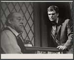 Burl Ives and Keir Dullea in the stage production Dr. Cook's Garden