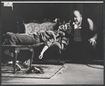 Keir Dullea and Burl Ives in the stage production Dr. Cook's Garden
