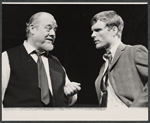 Burl Ives and Keir Dullea in the stage production Dr. Cook's Garden
