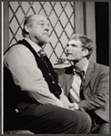Burl Ives and Keir Dullea in the stage production Dr. Cook's Garden