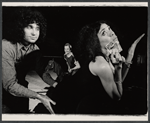 Steve Menken, Robert Schlee [background] and Denise Delapenha in the stage production Dr. Selavy's Magic Theater