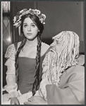 Louise Sorel and Dolph Sweet in the stage production The Dragon