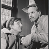 Joe Ponazecki and Leslie Barrett in the stage production The Dragon