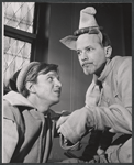 Joe Ponazecki and Leslie Barrett in the stage production The Dragon
