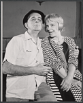 Eddie Foy Jr. and Jane Connell in rehearsal for the stage production Drat the Cat!
