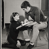 Lesley Ann Warren and Elliott Gould in rehearsal for the stage production Drat the Cat!
