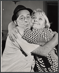 Eddie Foy Jr. and Jane Connell in rehearsal for the stage production Drat the Cat!