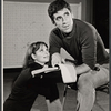 Lesley Ann Warren and Elliott Gould in rehearsal for the stage production Drat the Cat!