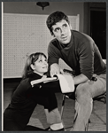 Lesley Ann Warren and Elliott Gould in rehearsal for the stage production Drat the Cat!