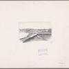 Landscape featuring houses and coastline.