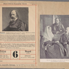 Alfred Tennyson. Nach Photographie von Elliot und Fry, London. Abbildung aus Wülker, "Geschichte der Englischen Literatur", 2. Auflage.  The late Lord Tennyson, Lady Tennyson, and their son. 