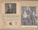 Alfred Tennyson. Nach Photographie von Elliot und Fry, London. Abbildung aus Wülker, "Geschichte der Englischen Literatur", 2. Auflage.  The late Lord Tennyson, Lady Tennyson, and their son. 