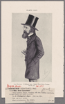 Lord Tennyson. C. Pelligrini (Ape). Original water-colour drawing. See no. 306. 