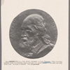 1215 Legros (Prof. A., R.E.) Bronze medallion of Lord Tennyson. There is no finer medallist living than Professor Legros, and here is a superb example of his great and truly classic work. 4 1/2 inches in diameter. Price 15 guineas. 