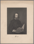 A. Tennyson [signature]. Likeness from a painting approved by the author