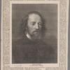Alfred Tennyson, the poet-laureate of England. 