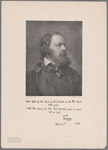 Love took up the harp of life, & smote on all the chords with might, Smote the chord of self that, trembling, past in music out of sight. Tennyson Augt. 24th, 1892.[signature]