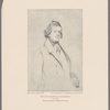 William Makepeace Thackeray 1811-1863. From a drawing by D. Maclise about 1840.