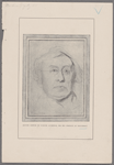 Crayon sketch by Samuel Laurence, for his portrait of Thackeray