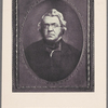 Daguerreotype of Thackeray taken in America only two copies known [244].