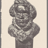 Thackeray, William M. Portrait bust in bronze by Percy Fitzgerald. c. 1860. Charles Rare Books, Oak Lawn, Hildenborough, Kent, Engl. Sept. 1964.