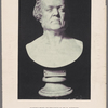 Marble bust of Thackeray by H. Wehner under the direction of E. Onslow Ford. 