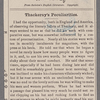 W.M. Thackeray [signature] from Swinton's English literature. 